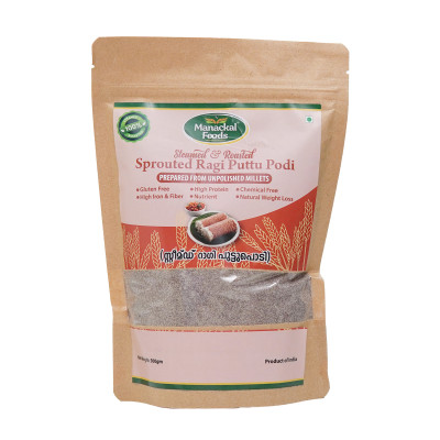Steamed and Roasted Finger Millet Puttu Powder 500gmillet (Ragi) Puttu Podi 500g
